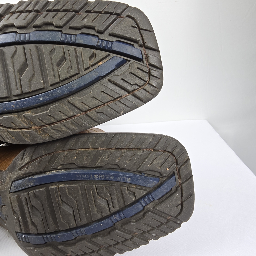 Ariat Men's 7D Hybrid Ranchwork Western Boot- Brown Square Toe Style No.10042394 - Picture 9 of 13